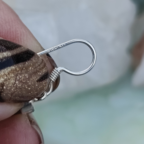 Sterling Silver Labradorite Earings - Picture 4 of 6